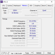 Informações do sistema Memória CPU-Z