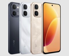 O Vivo Y500i vem nas cores ouro fênix, preto obsidiano e prata galáxia (Fonte da imagem: Vivo)