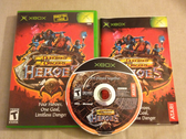O disco e o estojo Dungeons and Dragons Heroes exclusivos para Xbox