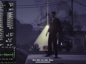 DroidDeck 0.3.0 executando Alan Wake's American Nightmare com a sobreposição de desempenho do Steam visível.