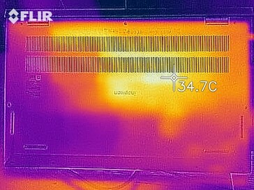 Lado inferior de geração de calor (ocioso)