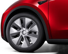 A nova cor Ultra Red do Model Y é uma opção de US$ 2.000 (imagem: Tesla)