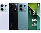 O Redmi Note 13 Pro em suas três cores de lançamento na Europa. (Fonte da imagem: Xiaomi)