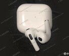 Esta é, aparentemente, a aparência dos AirPods 3. (Fonte da imagem: 52Audio)