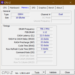 Memória CPU-Z