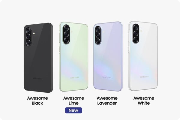 O Galaxy A36 agora está disponível em uma nova cor de edição limitada Awesome Lime. (Fonte da imagem: Samsung)