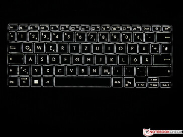 Iluminação do teclado