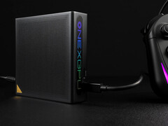 No Cyberpunk 2077, o USB4 v2 tinha cerca de 25% de vantagem sobre seu antecessor. Na foto: a eGPU OneXGPU Lite. (Fonte da imagem: ETA Prime)