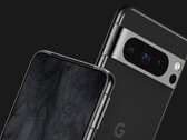 Espera-se que o Pixel 8 Pro seja lançado com um display plano enquanto o Google se afasta dos displays curvos. (Fonte de imagem: @OnLeaks &amp; SmartPrix)