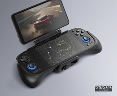 O Retroid Dual Screen Add-On é um acessório de segunda tela para dispositivos portáteis de jogos. (Fonte da imagem: Retroid)