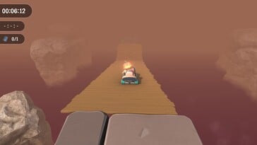 Na imagem: uma captura de tela do jogo “Super Adventure Hand”.