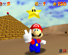 Uma captura de tela da versão do Dreamcast de Super Mario 64 (fonte da imagem: Video Game Esoterica)