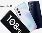 O Galaxy M54 deve ser uma alternativa mais poderosa do que o também novo Galaxy F54. (Fonte de imagem: Samsung)