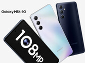 O Galaxy M54 deve ser uma alternativa mais poderosa do que o também novo Galaxy F54. (Fonte de imagem: Samsung)