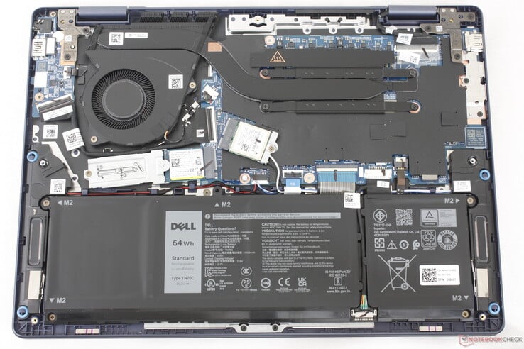 Parte interna do Dell 14 Plus 2 em 1