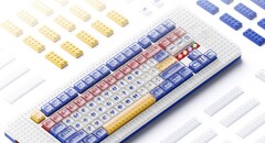Este teclado TKL é compatível com as peças Lego reais. (Fonte da imagem: MelGeek)