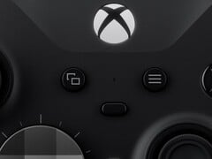 Close-up do controle sem fio Xbox Elite Série 2.