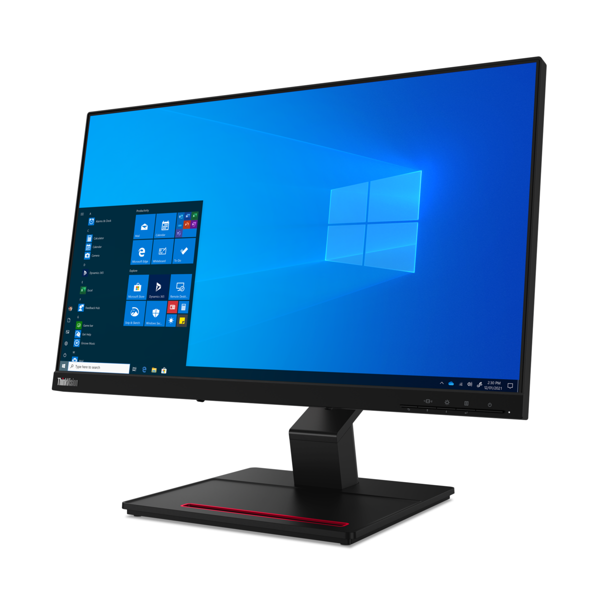 A Lenovo ThinkVision T24t-20 oferece uma experiência de tela