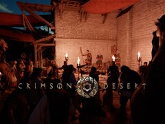 Os habitantes da cidade se reúnem em Crimson Desert