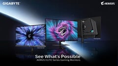 A Gigabyte apresentou os monitores para jogos da série Aorus Elite na Computex 2026