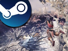 Monster Hunter: World está com 67% de desconto no Steam até o dia 24 de agosto, baixando o preço para cerca de R$ 9,90. (Fonte da imagem: Steam)