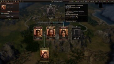 Uma imagem que mostra uma árvore genealógica no Velho Mundo.