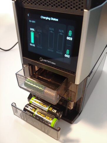 As células processadas são classificadas em três compartimentos. (Fonte da imagem: Notebookcheck)