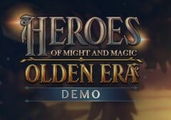 O logotipo da demonstração de Heroes of Might and Magic: Olden Era.