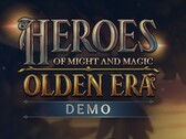 O logotipo da demonstração de Heroes of Might and Magic: Olden Era.