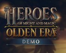 O logotipo da demonstração de Heroes of Might and Magic: Olden Era.