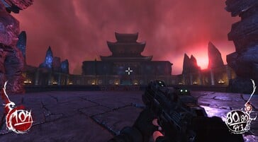 Na imagem: uma captura de tela do jogo Shadow Warrior.
