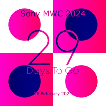 Pôster do evento Sony MWC 2024 (Fonte da imagem: @InsiderSony)