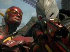 O clone do Flash se aproximando de Deadshot em Suicide Squad: Kill The Justice League (fonte da imagem: SteamDB)
