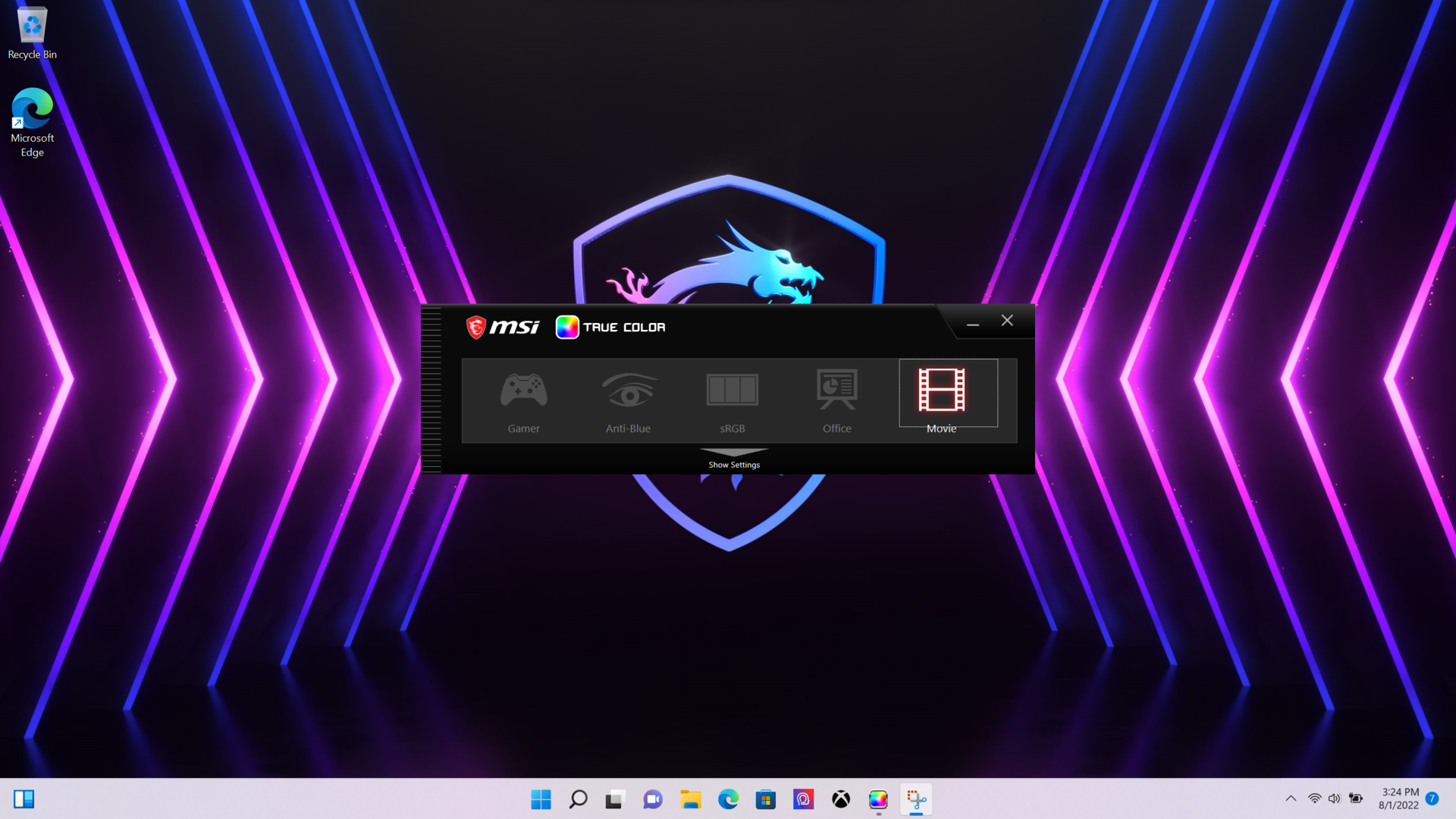 A atualização do software MSI True Color adiciona AdobeRGB e Display P3 ...