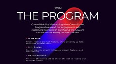 O último anúncio da OnwardMobility. (Fonte: OnwardMobility)