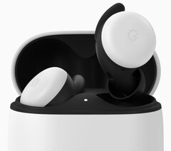 Os Google Pixel Buds ainda sofrem de um assobio ou de um problema de áudio estático. (Fonte de imagem: Google)