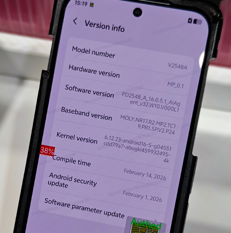 V2548A é o número esperado do modelo do Vivo X300 Max.