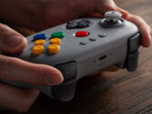 A 8BitDo foi fundo na nostalgia com seu controle 64 Classic Grey. (Fonte da imagem: 8BitDo) 