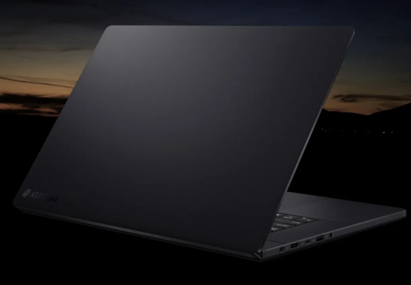 Vista traseira do Asus ProArt 16