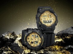Os mais recentes relógios da série G-Shock Black e Gold da Casio (na foto) já estão disponíveis na Europa. (Fonte da imagem: Casio)