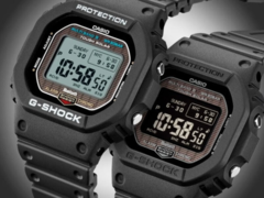 As duas variantes do novo Casio G-Shock GW-BX5600 (foto) - uma com LCD padrão e a outra com LCD invertido. (Fonte da imagem: Great G-Shock World)