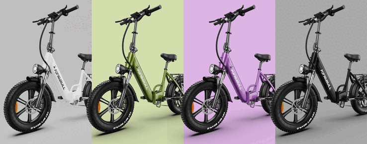 O Kingbull Literider 2.0 vem nas cores branca, preta, roxa e verde (Fonte da imagem: Kingbull)