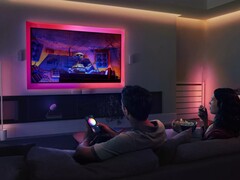 A faixa de luz Flux da Philips Hue (na foto) já está disponível na Europa. (Fonte da imagem: Philips Hue)