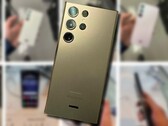 O Samsung Galaxy S23 Ultra parece particularmente premium em um atraente Botanic Green colorway. (Fonte da imagem: Reddit &amp; @DylanXitton - editado)