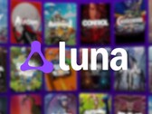 Logotipo da Amazon Luna. 