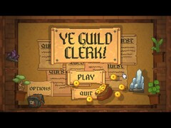 Ye Guild Clerk! foi lançado no Steam em 28 de outubro. (Fonte da imagem: Steam)