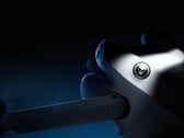 A DJI mostrou o design frontal do Mini 4 Pro, que apresenta mudanças em relação ao seu antecessor. (Fonte da imagem: DJI)