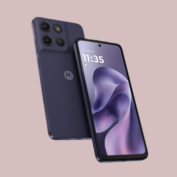 O Moto G17 na cor Pantone Evening Blue (Fonte da imagem: Motorola)