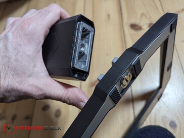 Pé de conexão com suporte