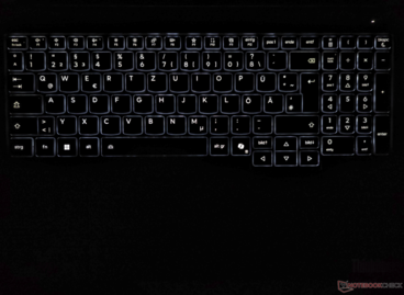 Iluminação do teclado